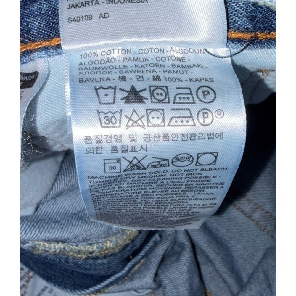New Levis 550 Jeans Mens 32x30 Blue Relaxed Tapered Zip Fly Medium Wash Denim - Picture 9 of 9